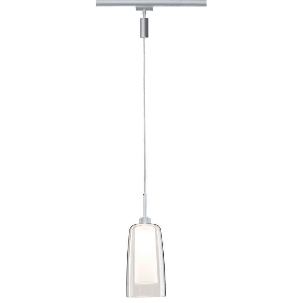 URail LED Pendulum Arido II 1x5W GU10 Klar Satin Glas mit hochwertigem Glas und stimmungsvollem Licht.