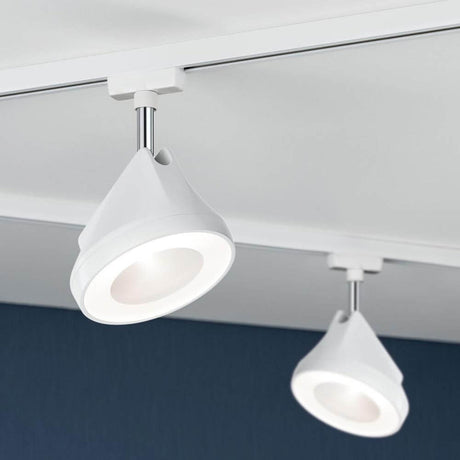 URail LED Spot Arena Weiß Dimmbar – moderne Deckenleuchte in Weiß mit dimmbarem LED-Licht.