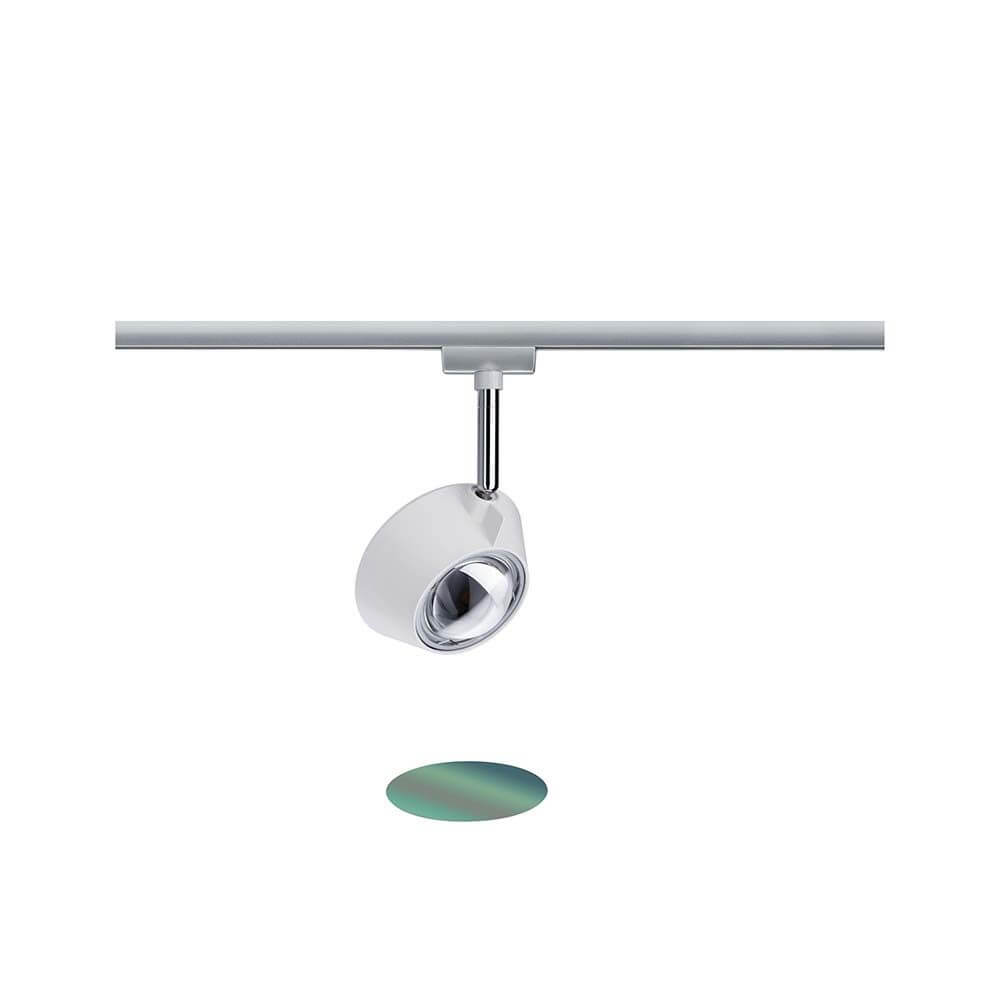 URail LED Spot Sabik 13W Dimmbar Weiß mit Glaslinse und dichroitischer Folie
