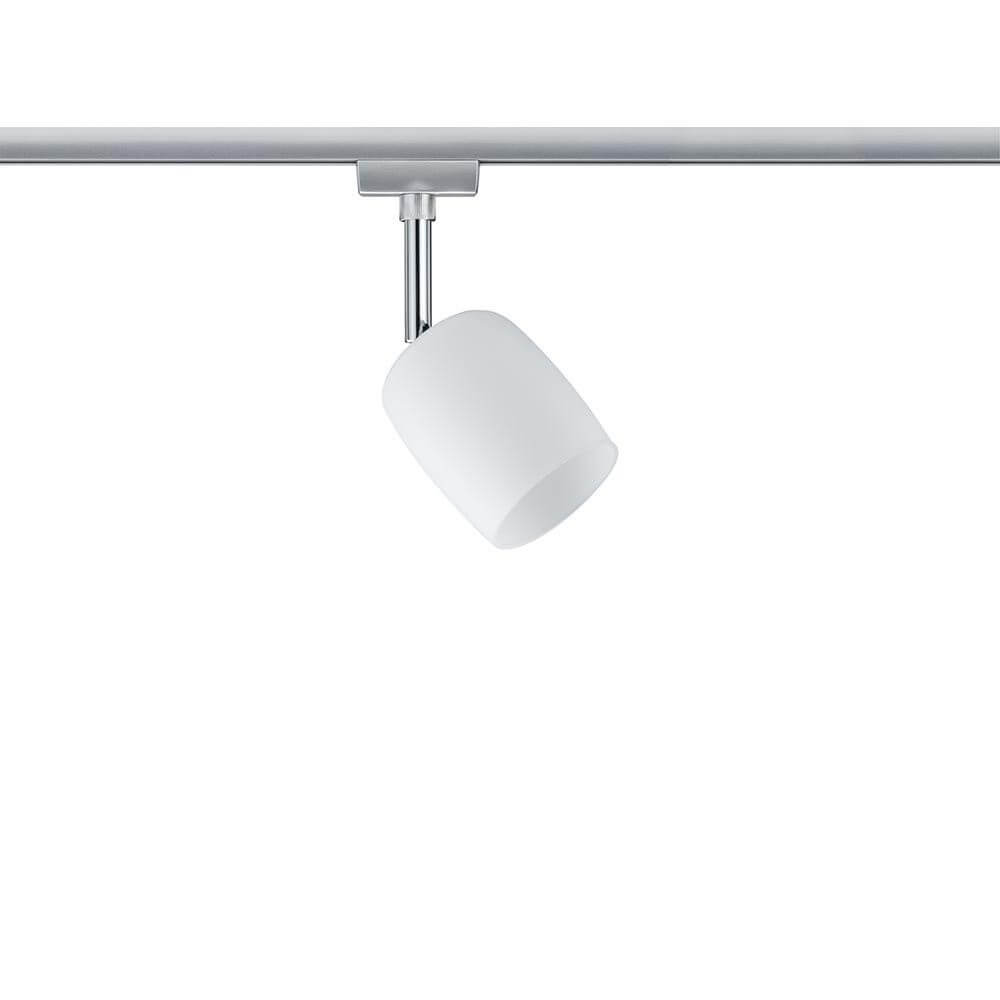 URail Spot Blossom Satin G9 in elegantem Design mit weißen Glasschirm und G9-Sockel für blendarmes Licht.