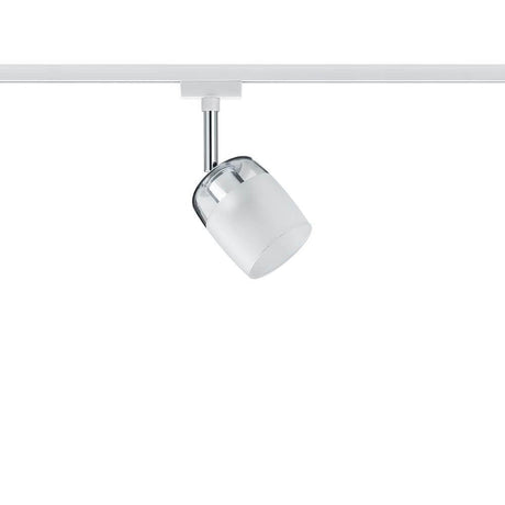 URail Spot Blossom Weiß Klar- Satin G9 in elegantem Design, flexible Beleuchtungslösung für jeden Raum.