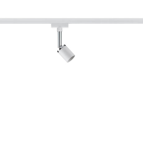 URail Spot Pure II White GU10 mounted on a track, offers flexibility in lighting design.