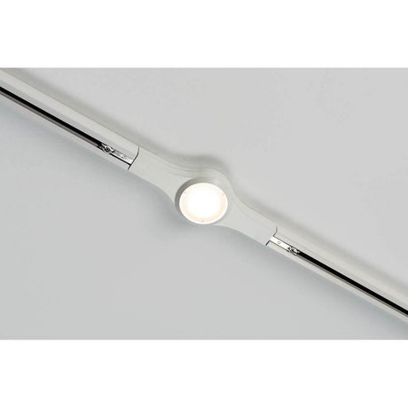 URail System LED Linienverbinder 1x5,8W Weiß Dimmbar in Deckenmontage, blendarm und dimmbar.