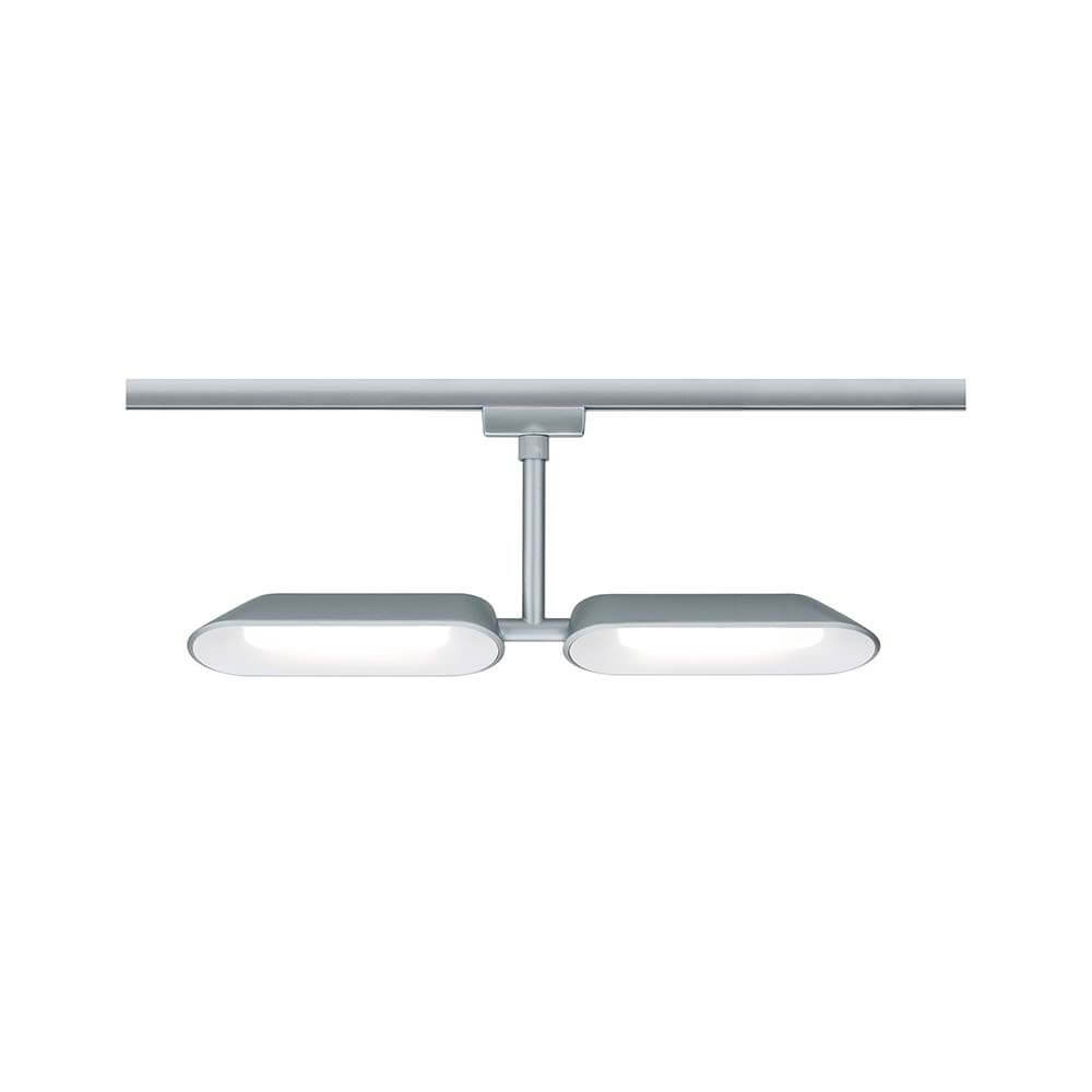 URail Systems Spot Dipper 2x8W Weiß Dimmbar mit Doppelkopf für blendfreies Licht.