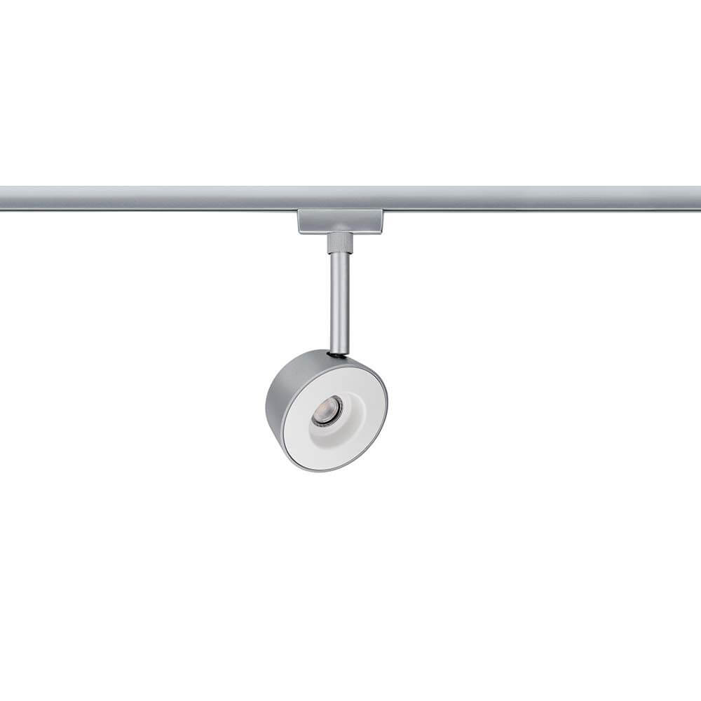 URail Systems Spot Pellet 1x4W Weiß Dimmbar, moderner Strahler für gerichtetes Licht, dimmbar und blendarm.