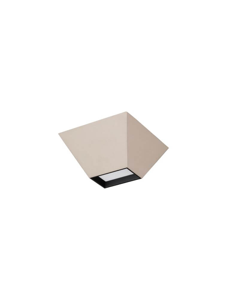 Utopia LED Deckenleuchte 3000K in elegantem Design aus Metall und Aluminium.