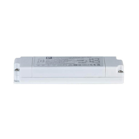 VDE Flat electronic transformer 35-105W 12V 105VA White - flat transformer for suspended ceilings.