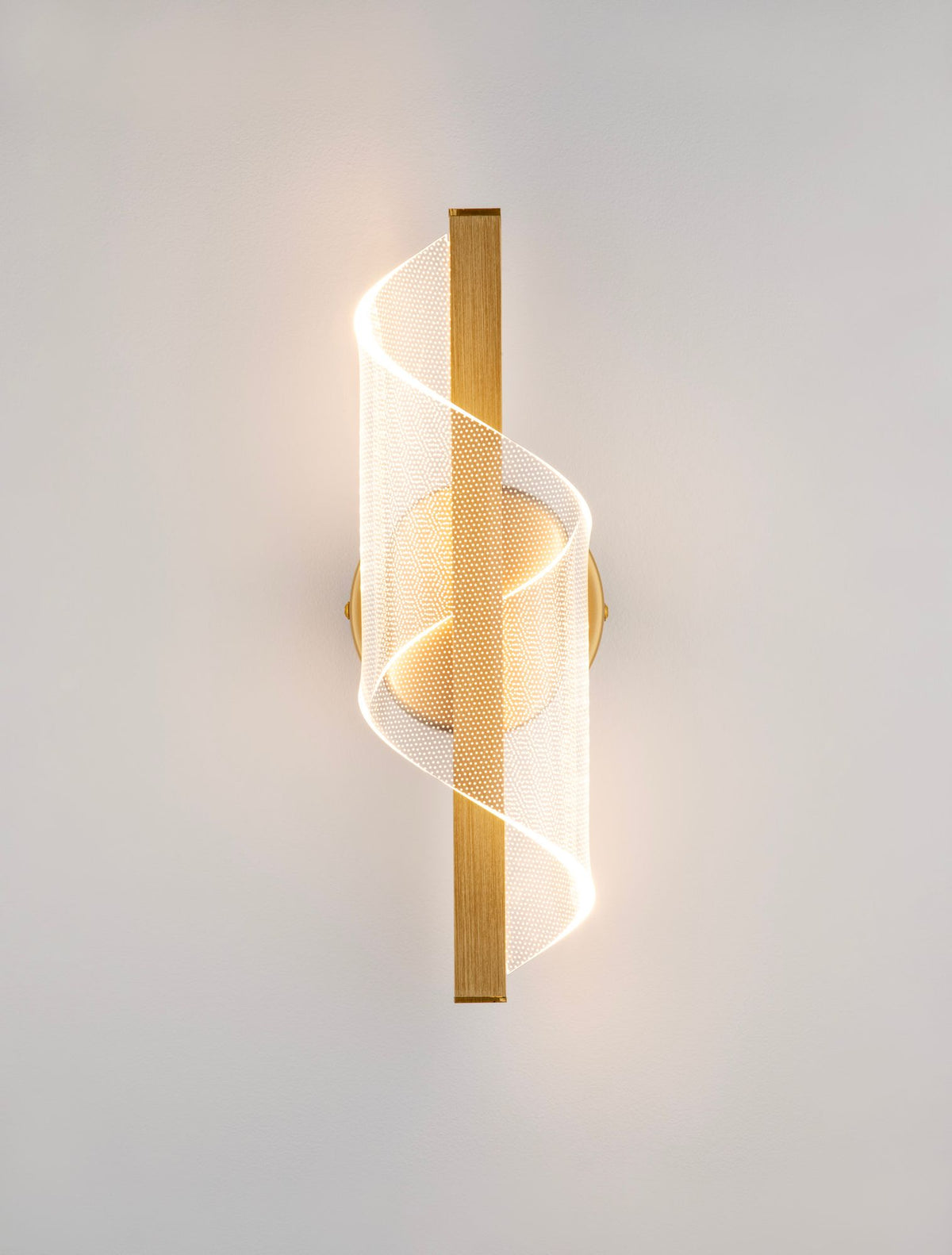 Valentin LED applique 3000K avvolta in oro (4)