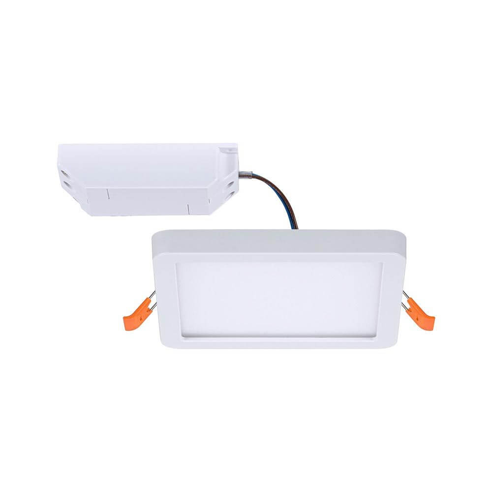 VariFit LED Einbaupanel Areo Weiß mit flexiblem Aufbau und stufenlos einstellbaren Klemmfedern