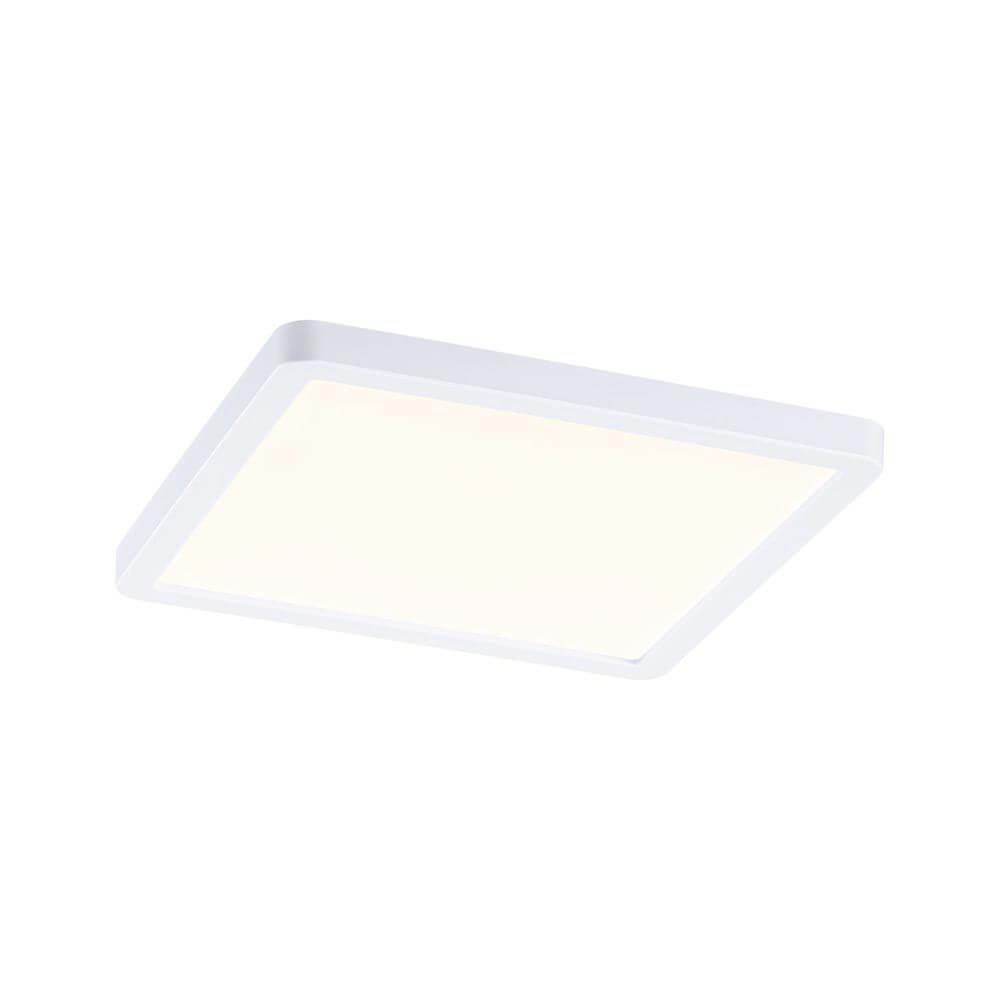VariFit LED Einbaupanel Areo mit 3-Stufen-Dimmer Eckig Weiß für warmweißes Licht und flexible Installation.