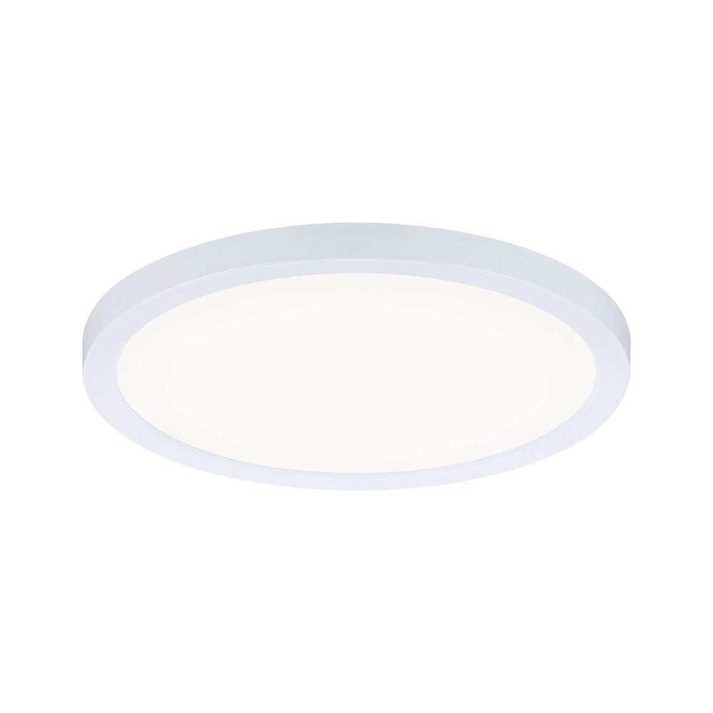 VariFit LED Einbaupanel Areo mit 3-Stufen-Dimmer Rund Weiß - modernes, rundes Lichtpanel in Weiß mit dimmbarer Funktion.