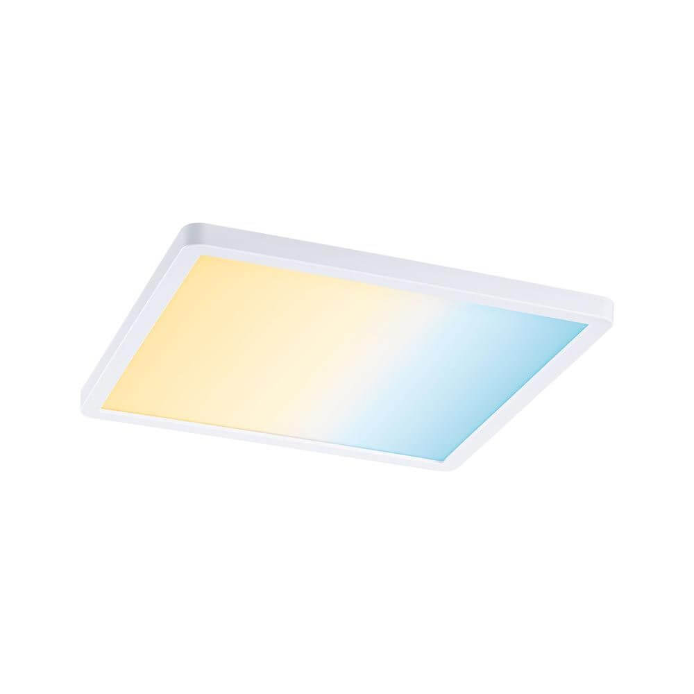 VariFit Areo LED Einbaupanel Smart Home Zigbee CCT-Dim IP44 weißes 230x230 mm Tunable White 16W Einbaupanel