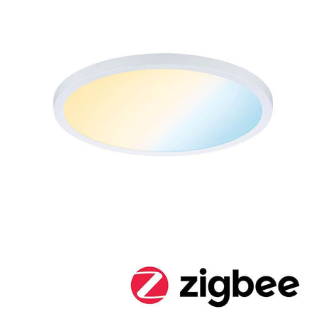 VariFit Areo LED Einbaupanel Smart Home Zigbee CCT IP44 rundes Design mit Tunable White Funktion