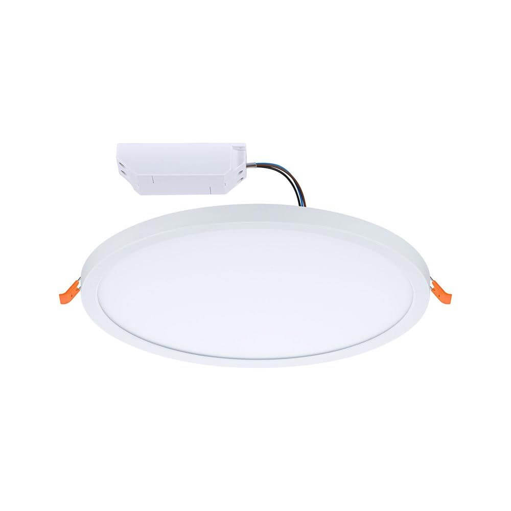 VariFit Areo LED Einbaupanel Smart Home Zigbee CCT IP44 in runder Form mit 230 mm Durchmesser und 16 Watt Leistung.