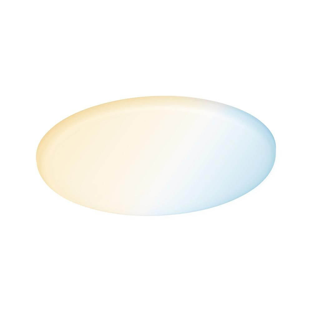 VariFit LED Einbaupanel Smart Home Zigbee Veluna Ø 18,5cm mit satinierter Oberfläche, randlos und slim.