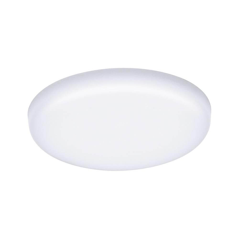 VariFit LED Einbaupanel Veluna Ø 7,5cm Rund Satin, rahmenloses Design mit warmweißem Licht.