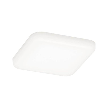 VariFit LED Panneau encastré Veluna carré 7,5 x 7,5 cm satin - design sans cadre avec lumière blanc neutre.