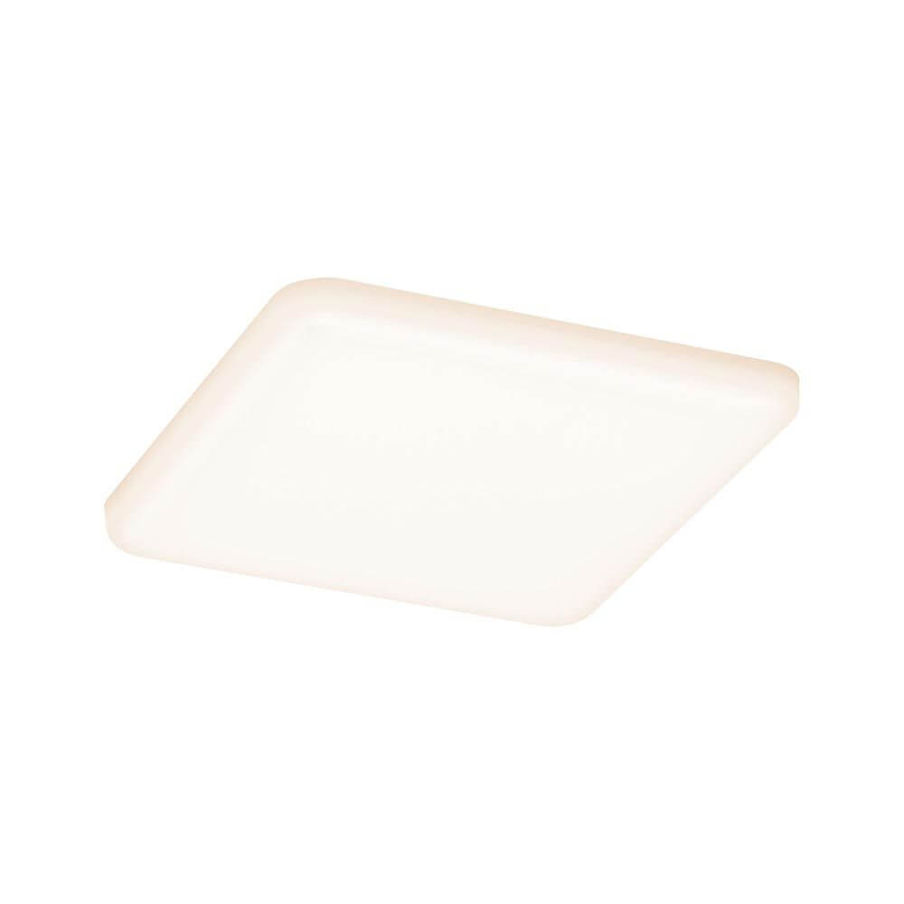 VariFit LED Einbaupanel Veluna Quadratisch Sataniert für warmweißes Licht.