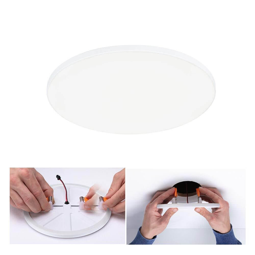 VariFit LED Einbaupanel Veluna Edge Dimmbar IP44 mit modernem, rahmenlosem Design und flexibler Installation.
