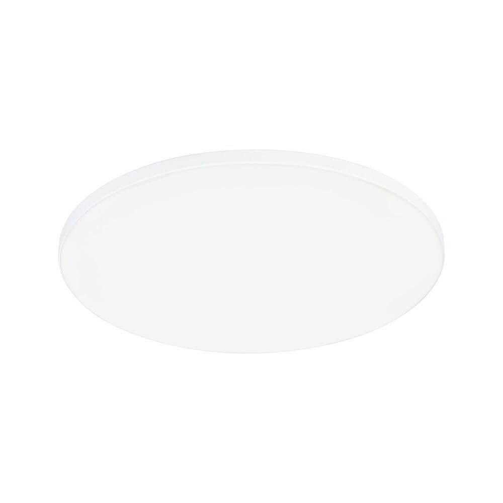 VariFit LED Einbaupanel Veluna Edge Dimmbar IP44 - modernes, rahmenloses rundes Design in Weiß, 200 mm Durchmesser.