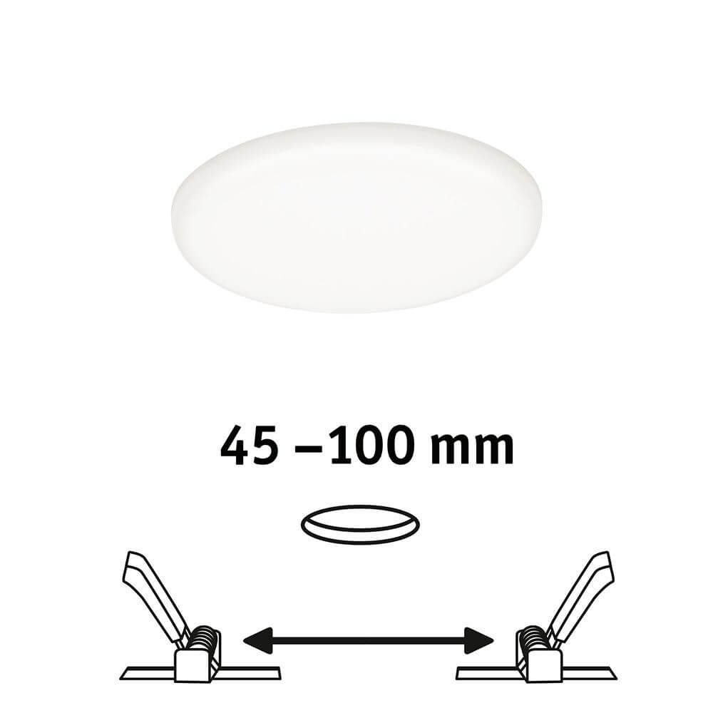 VariFit LED Einbaupanel Veluna Ø 12,5cm Satiniert
