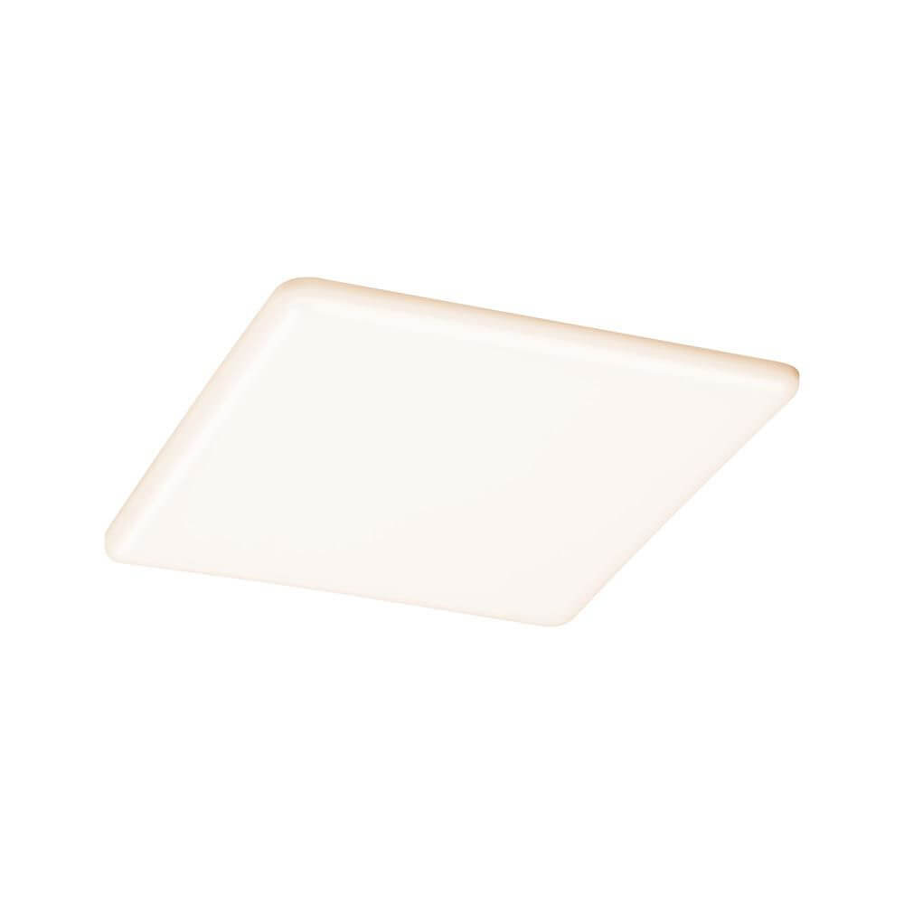 Alt Tag: VariFit LED Einhau-Panel Veluna mit 3-Stufen-Dimmer, rahmenloses warmweißes 21W Einbaupanel, stufenlos einstellbare Klemmfedern