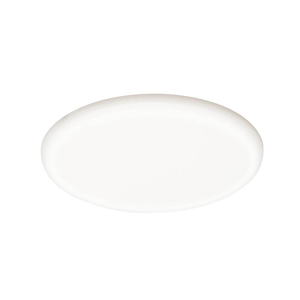 VariFit LED Einbaupanel Veluna mit 3-Stufen-Dimmer Ø 21,5cm Satiniert - rahmenloses Design und neutrales Licht.