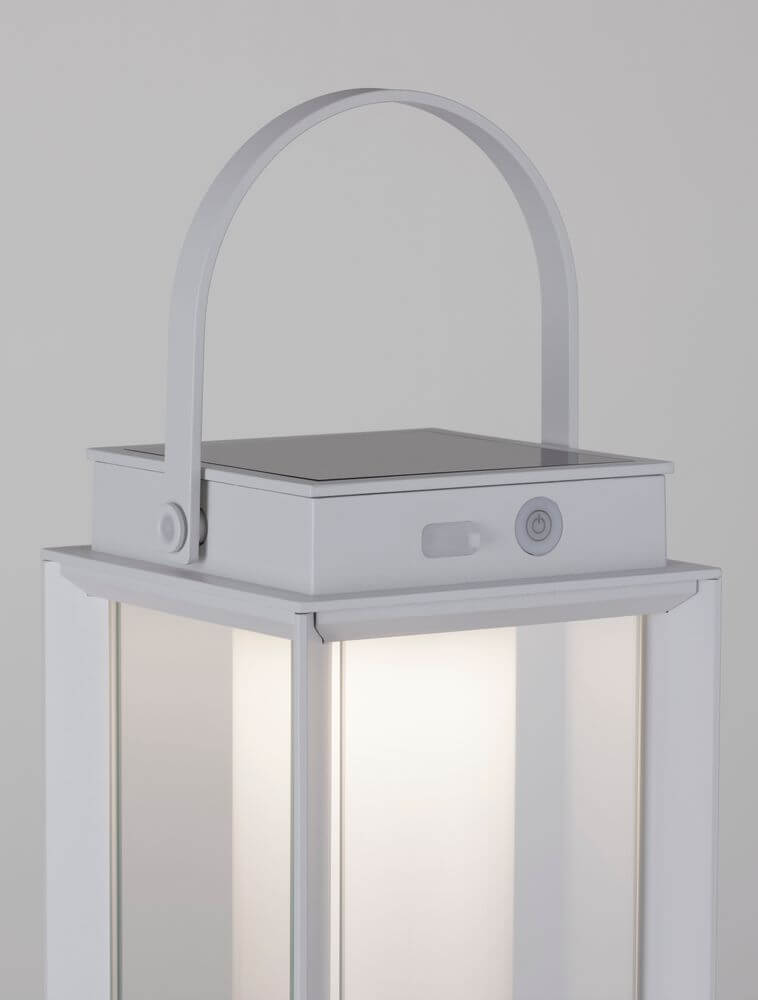 Verhal LED Außenstehleuchte 3000K Solar IP54 mit modernem Design und robustem Material, ideal für Außenbereiche.