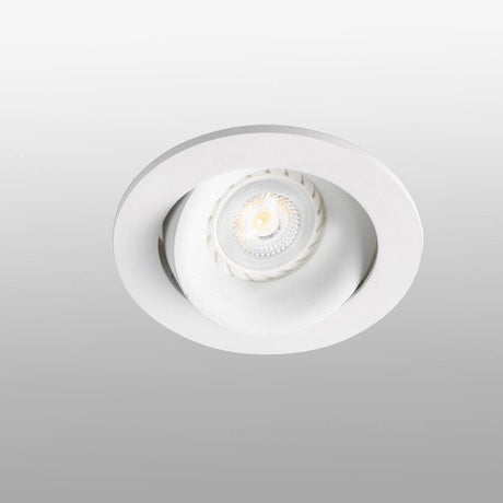 Lampe encastrable orientable ARGÓN GU10 blanc – plafonnier moderne blanc pour des intérieurs élégants.