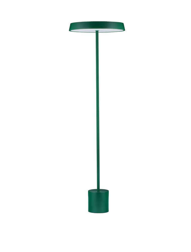 Vetro LED Stehlampe H 136cm Ø 40cm 3000K in elegantem grünem Design für modernes Wohnzimmer