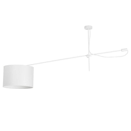 Vibe dreh- & schwenkbare Deckenleuchte Weiß mit modernem Design und flexibler Positionierung durch drehbaren Ausleger.