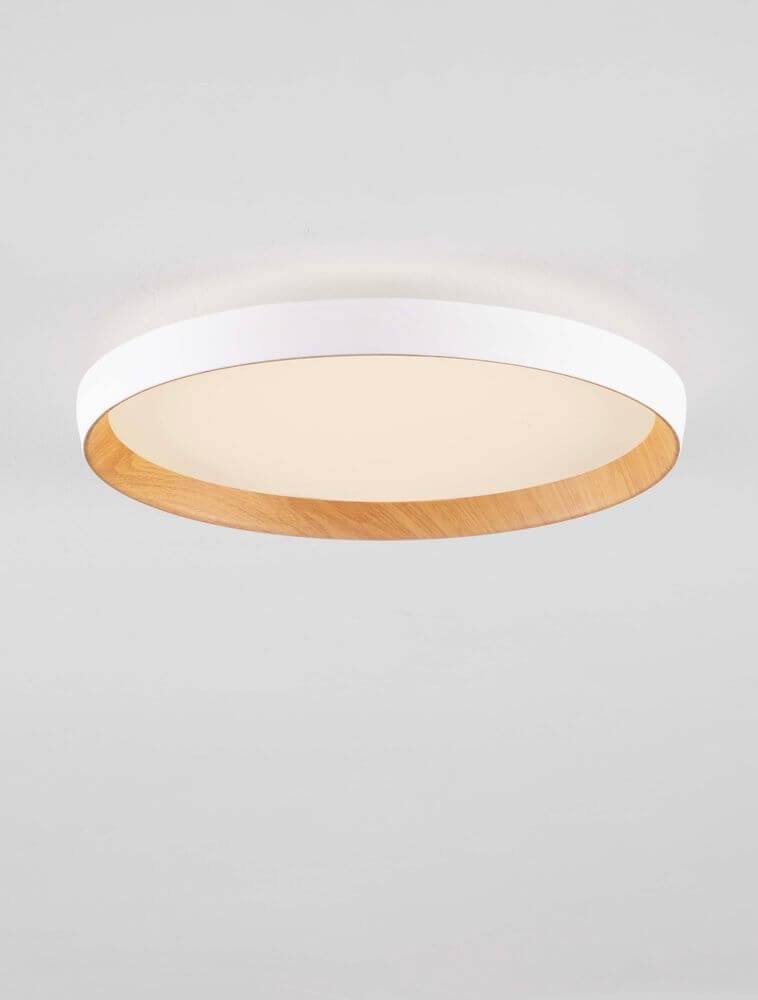 Vomos Deckenleuchte Ø 40cm 2700, 3000K mit Dimmfunktion und DIP-Switch für Lichtfarbe