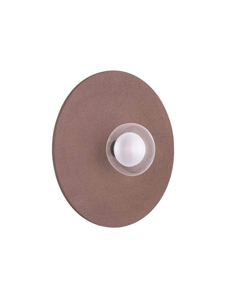 Vrahos Wandleuchte G9 Ø 44,5cm Beton Rot