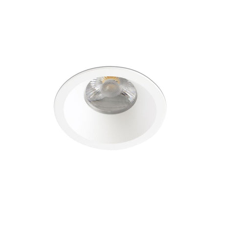 Wabi LED recessed spotlight 1800-3200K dimmable white in round shape, ideal for ceiling installation, warm light.