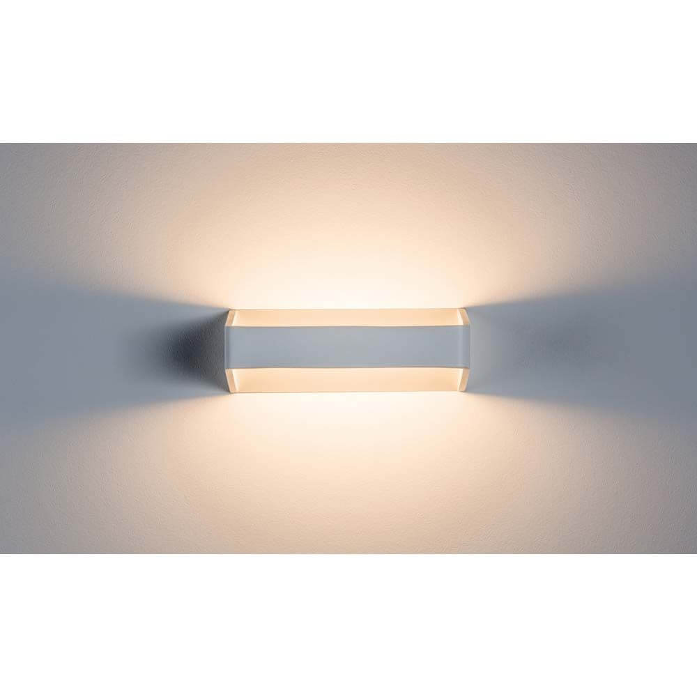 Wall Ceiling Bar WL LED 1x5,5W Weiß Alu – moderne Wandleuchte mit Lichtabgabe nach oben und unten.