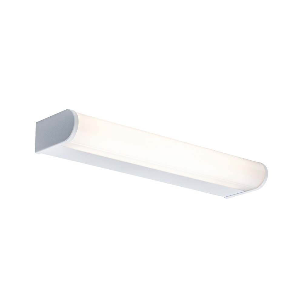 Wandleuchte Arneb IP44 LED 1x9W Weiß Alu Acryl – moderne Badbeleuchtung mit satinierter Acrylabdeckung.