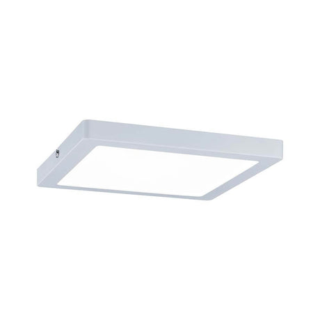 Wandleuchte Atria LED-Panel 220x220mm 16W 4000K Weiß in modernem Design und flacher Bauweise.