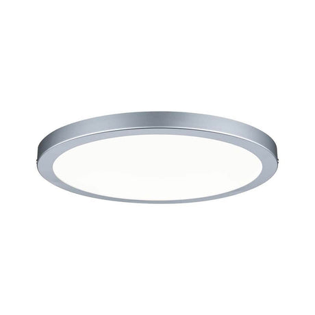 Atria væglampe LED- Panel 300mm 19W 4000K i mat krom med fladt design og jævn rumbelysning.