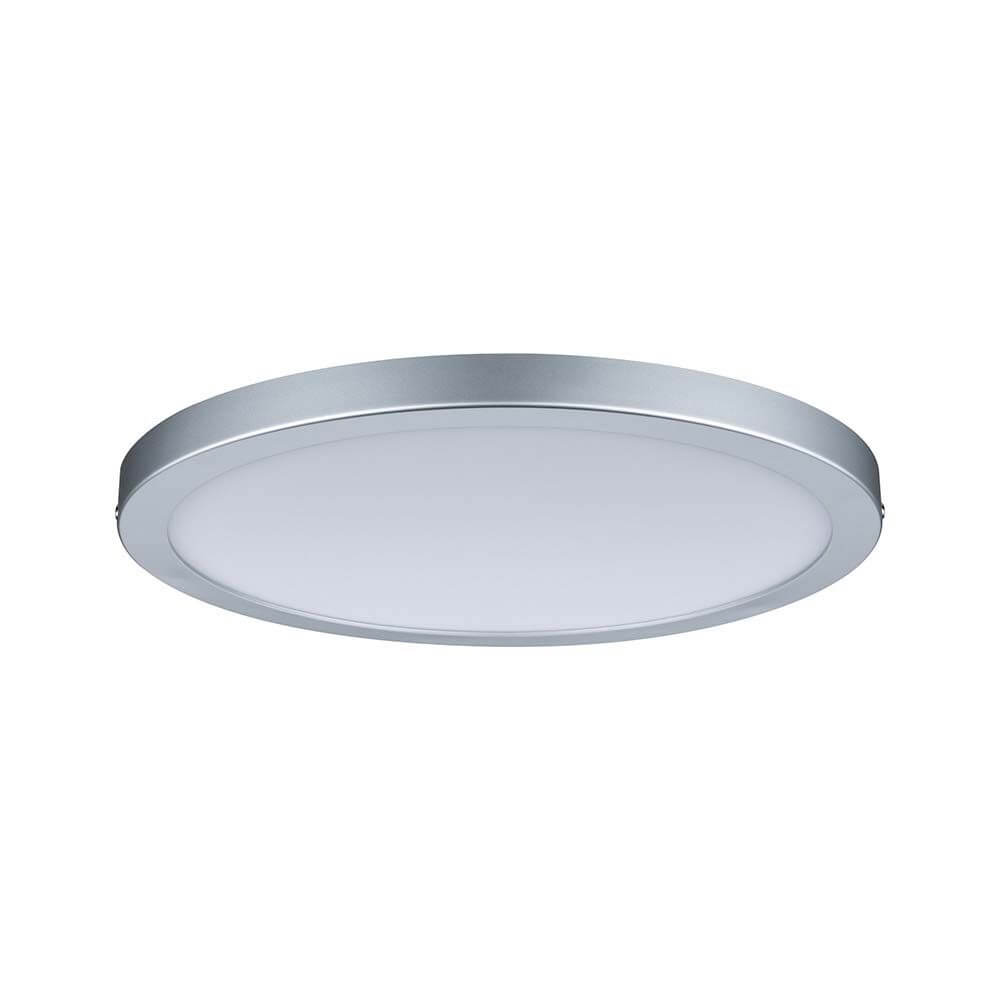 Wandleuchte Atria LED-Panel 300mm 19W 4000K mit mattschwarzem Chrom und flacher Bauweise.