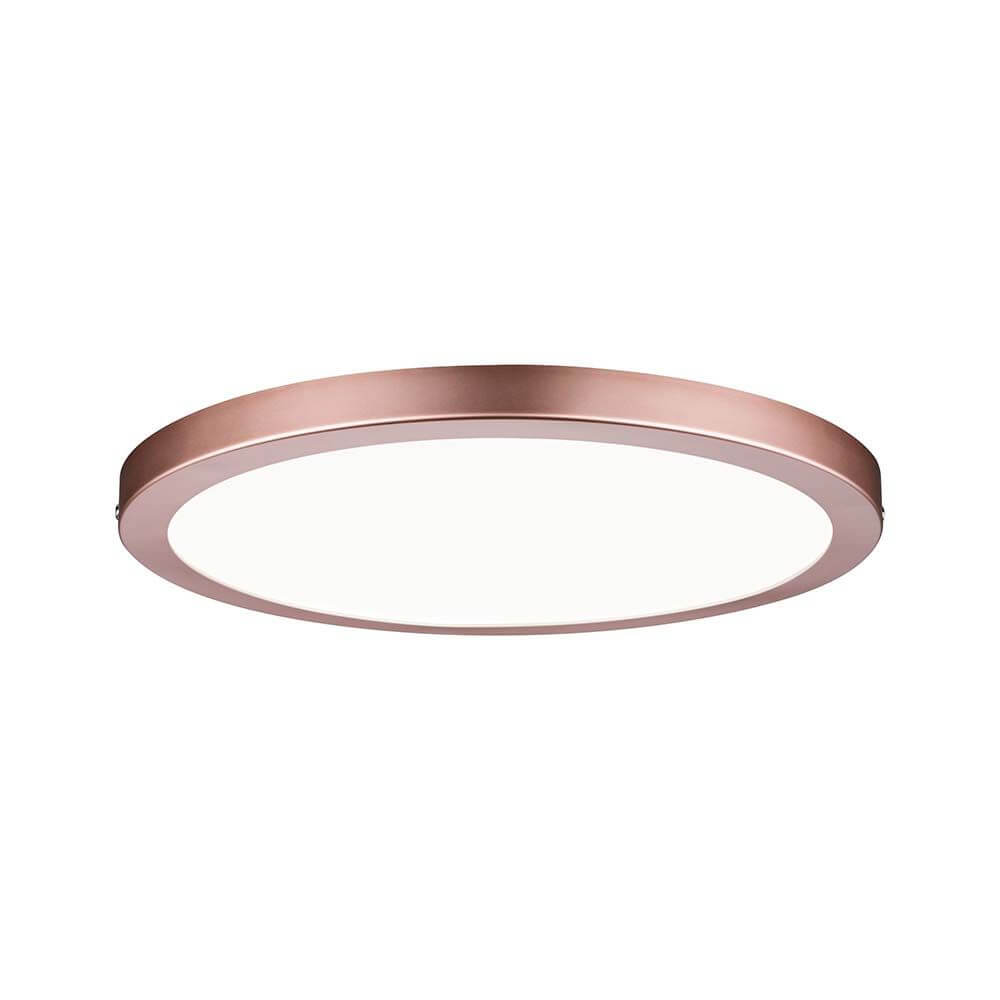 Wandleuchte Atria LED-Panel 300mm 19W 4000K Rosegold, rundes Design, flach, pflegeleicht.