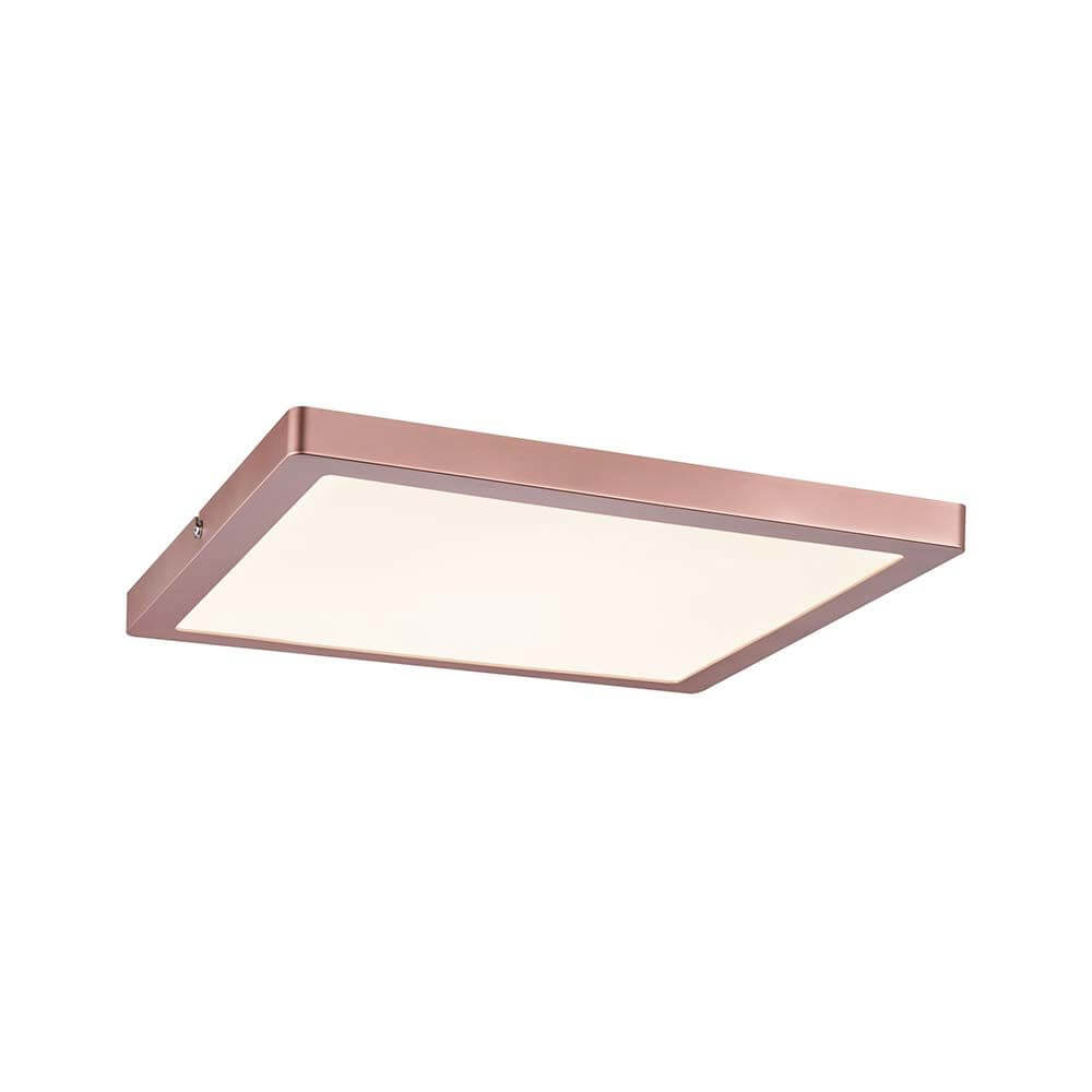 Wandleuchte Atria LED-Panel 300x300mm 24W Rosegold in modernem Design für gleichmäßige Raumausleuchtung.