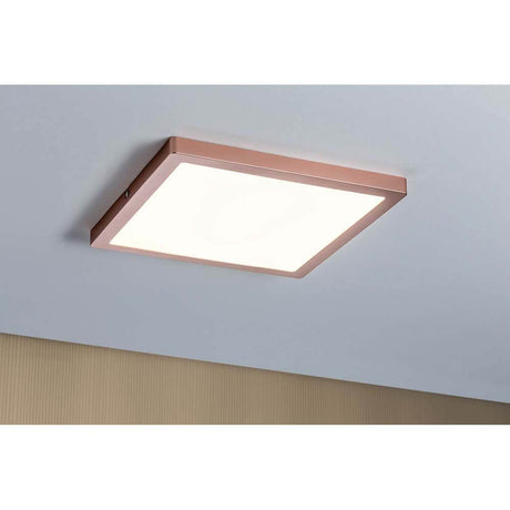 Applique Atria LED-Panel 300x300mm 24W or rose monté au plafond, design plat et élégant