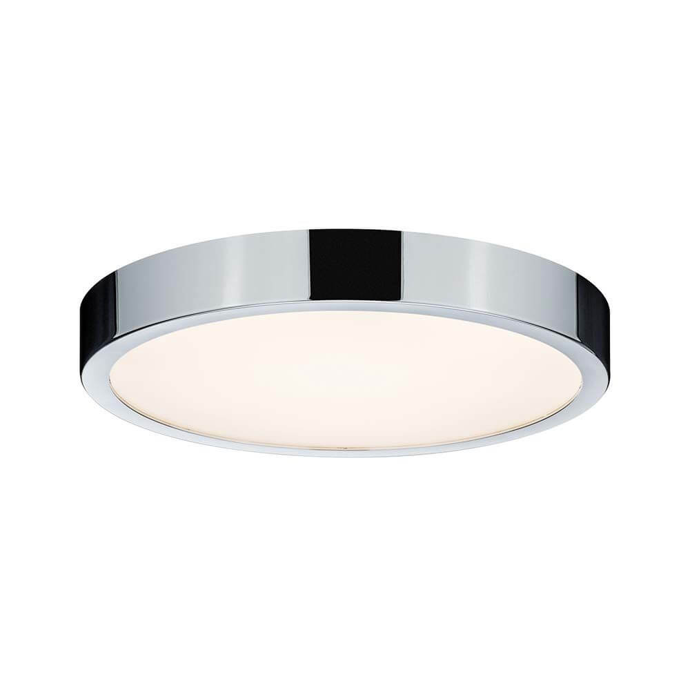 Wandleuchte Aviar IP44 LED 20W Chrom in edler Chromoptik, ideal für Feuchträume und gleichmäßige Ausleuchtung.