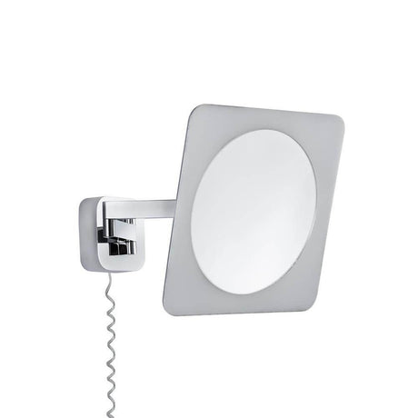 Bela wall light cosmetic mirror IP44 LED 5.7W chrome white wall-mounted, adjustable and a practical companion in the bathroom.