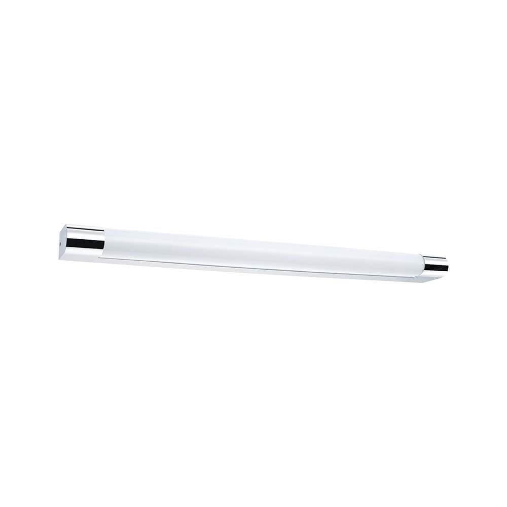 Wandleuchte Mizar IP44 LED 10,5W 630mm Chrom Weiß Acryl - elegante Spiegelleuchte mit satiniertem Acrylglas.