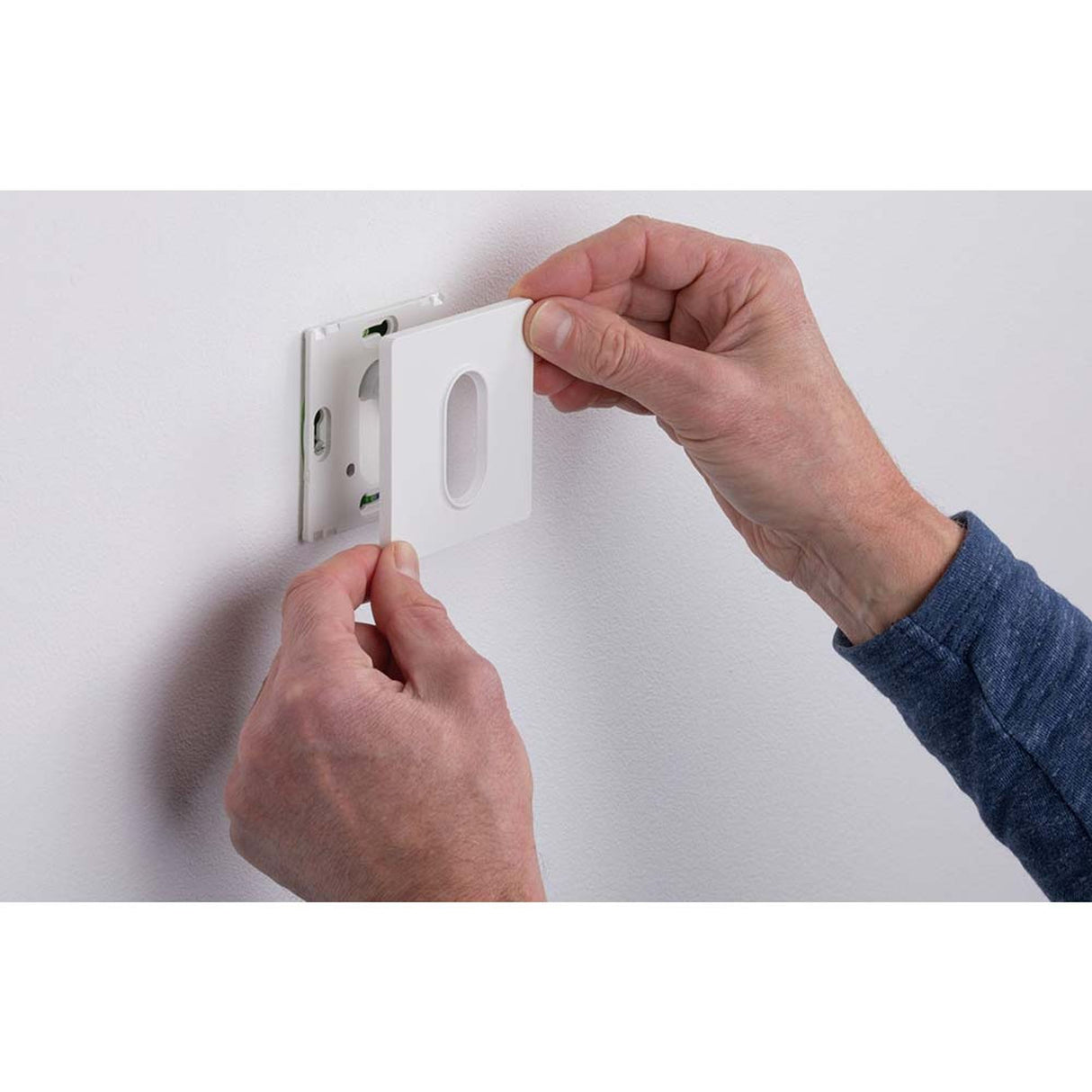 Wand EBL Set Sensor eckig 1x2,7W 2700K Weiß