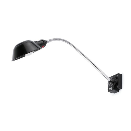 Wand-Leseleuchte REMAKE Schwarz mit flexiblem Arm und modernem Design.