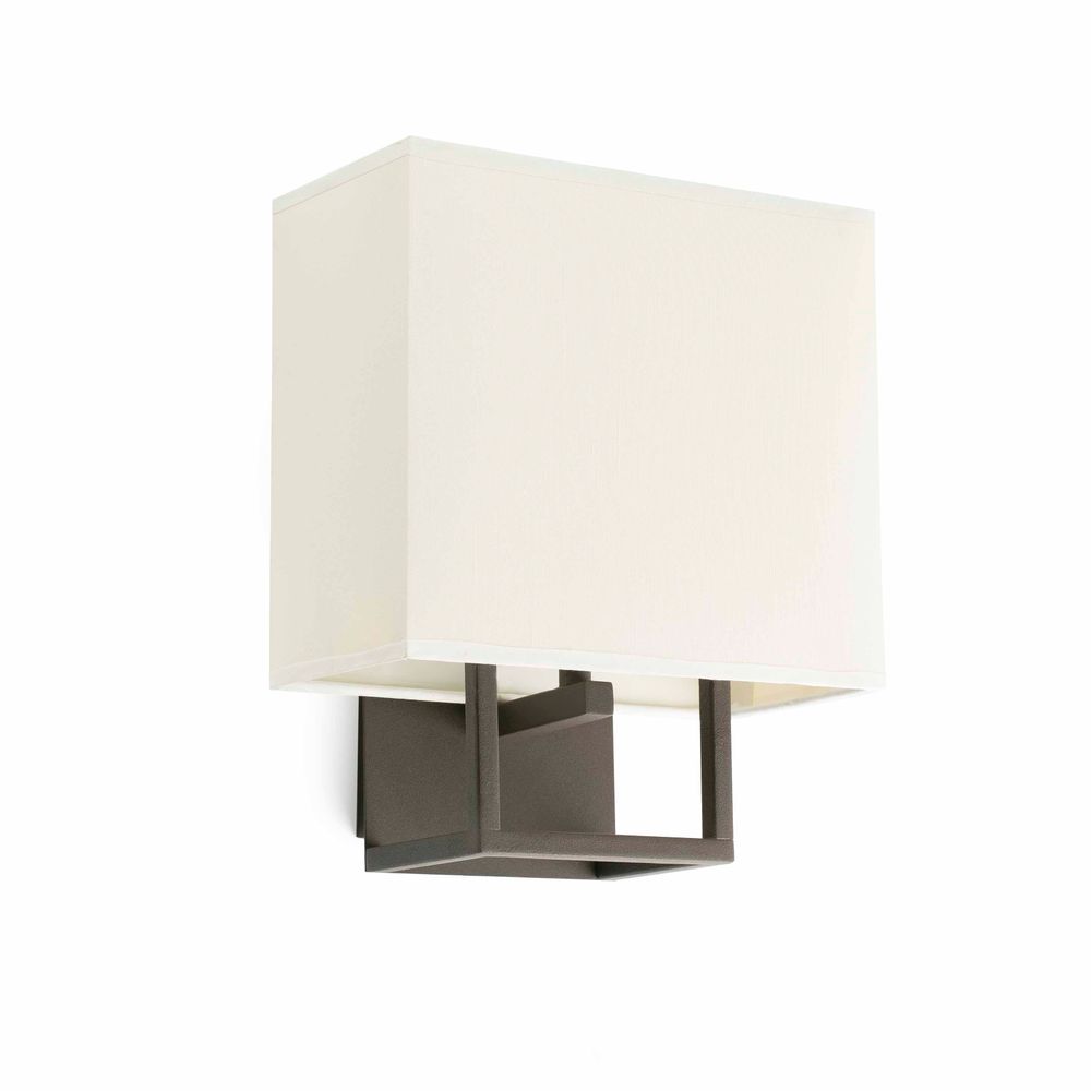Wandlampe VESPER Braun, Beige mit modernem Design und elegantem Schattenwurf.
