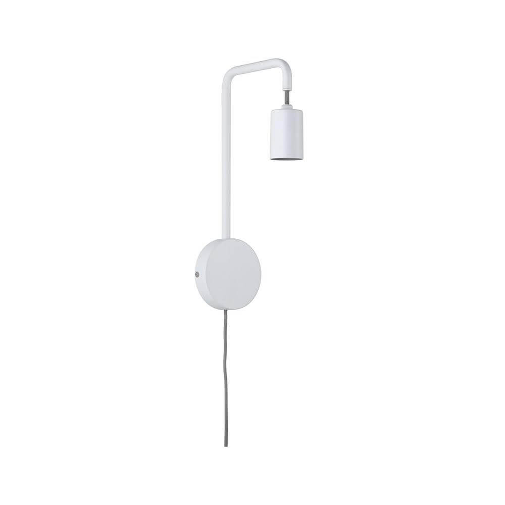 Wandleuchte Calvani Dimmbar Weiß, elegante weiße Wandlampe ideal für Lesebereiche und Flure.