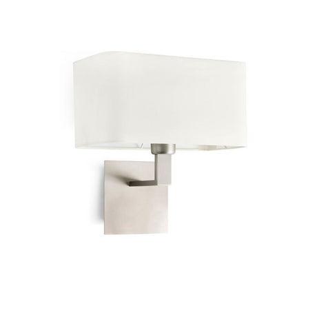 Wandleuchte HANNA Nickel-Matt, Beige mit elegantem Design und schicker beige Leuchte.